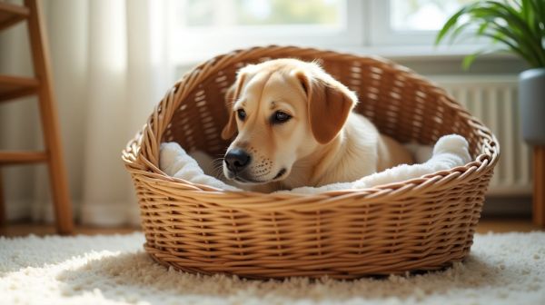Le choix d'un panier chien osier pour un confort optimal
