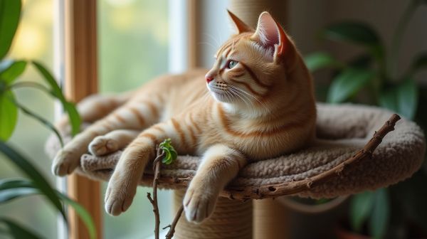 Un arbre à chat qui stimule l'instinct naturel de votre félin