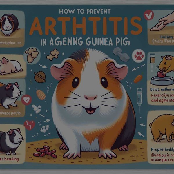 Comment prévenir l'arthrite chez les cobayes d'un certain âge ?